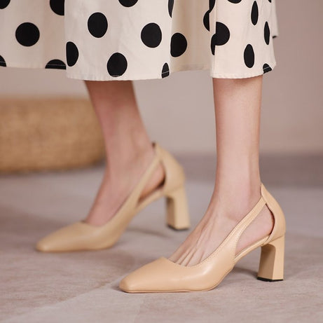 Women's Leather Casual Fashion Slip On Shoes