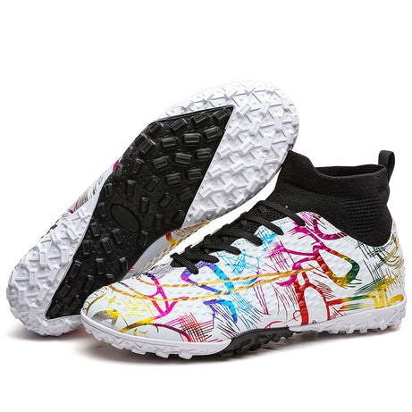 Men's High-Top Football Broken Nails Shoes