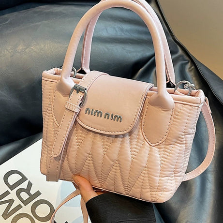 Women's Portable Double Handle Shoulder Bag