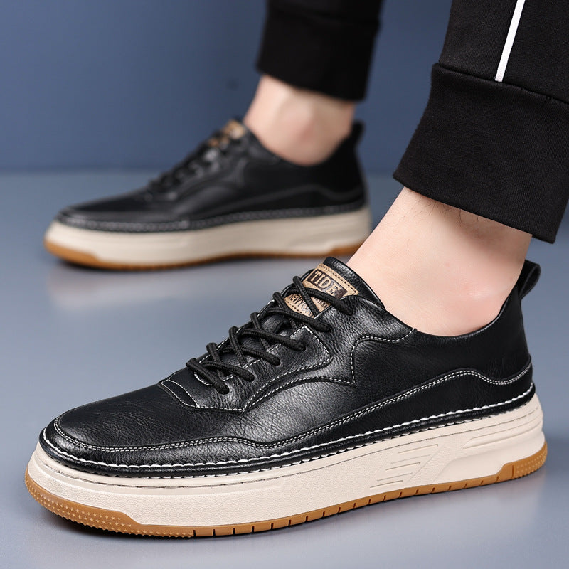 Men's Leather British Style Casual Shoes