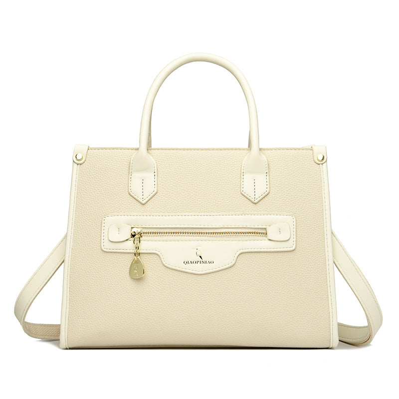 Women's Premium Contrasting Retro Shoulder Bag