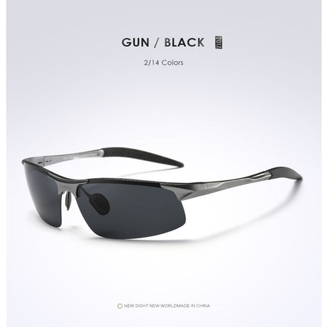 Men's Color-changing Sports Aluminum Polarized Sunglasses