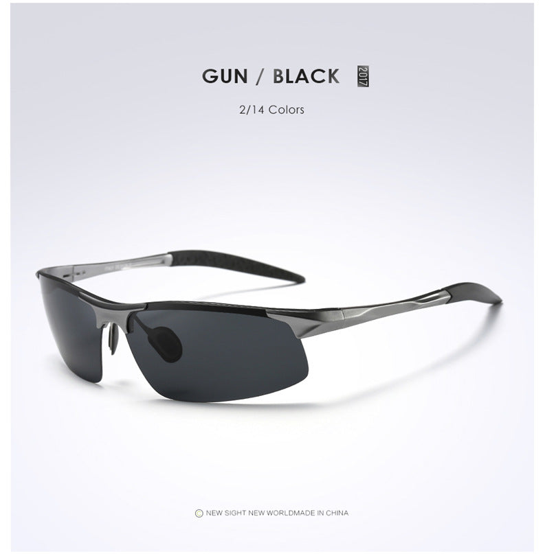 Men's Color-changing Sports Aluminum Polarized Sunglasses