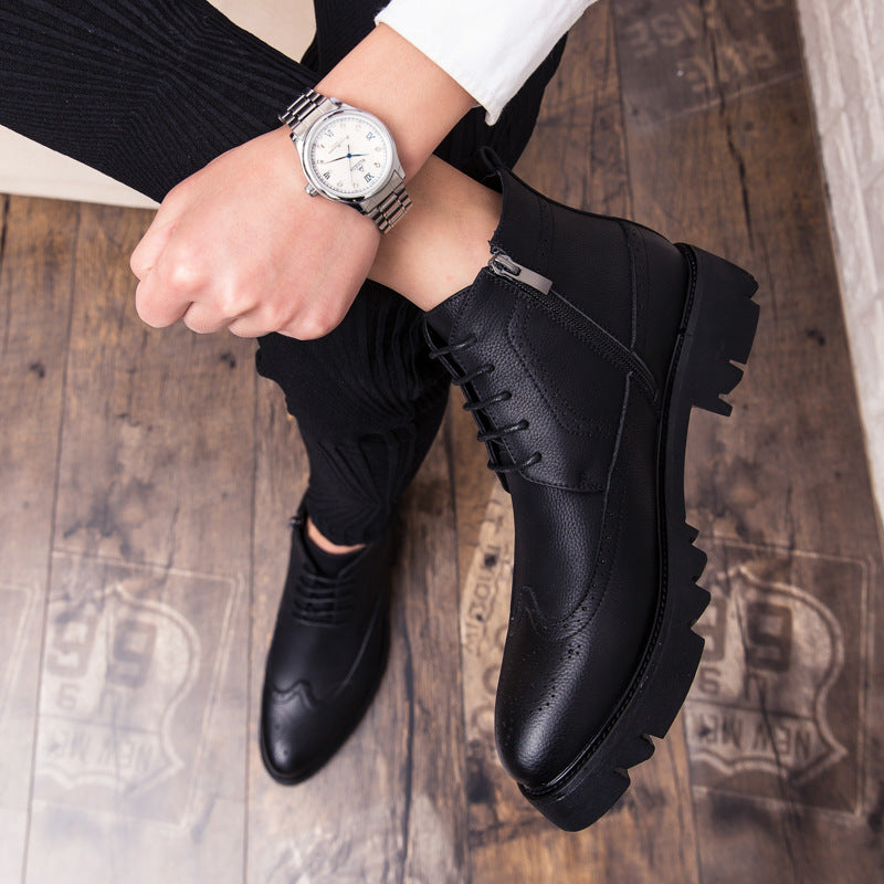 Men's Leather Fashion Casual Martin Boots