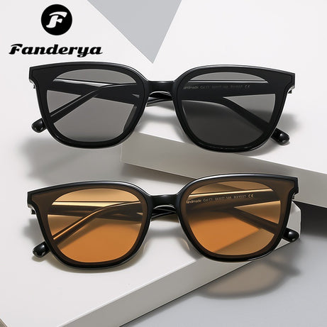 Men's High-End Large Frame Round Sunglasses