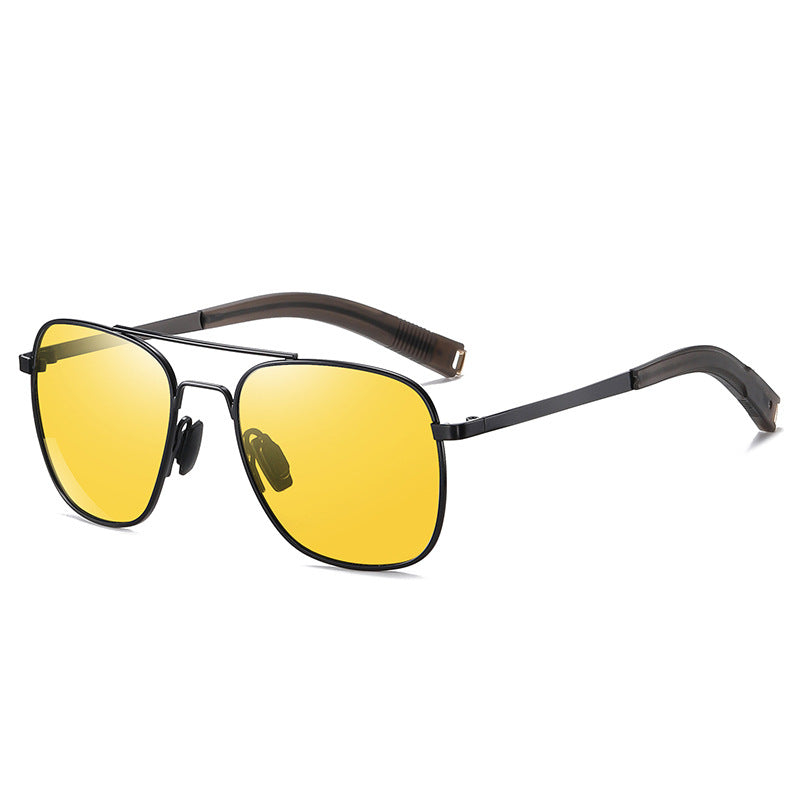 Men's Square Polarized Fashion UV-proof Sunglasses