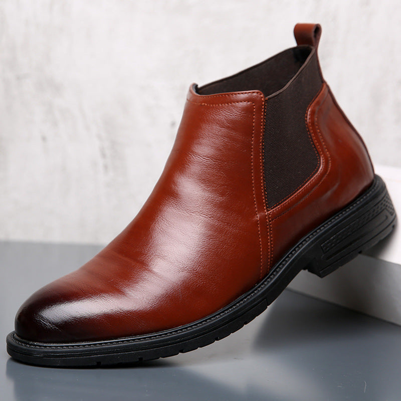 Men's Leather Outdoor Chelsea Boots