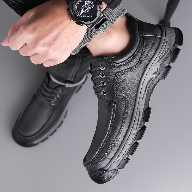 Men's Leather Trendy Outdoor Casual Shoes
