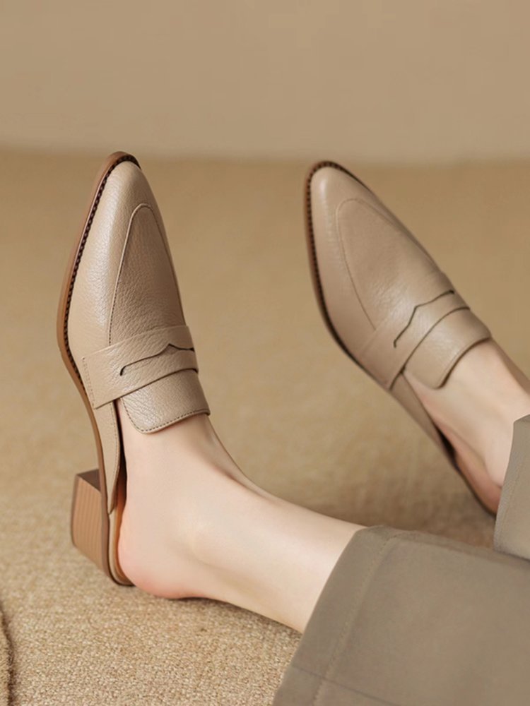 Women's Medium Heel Slippers