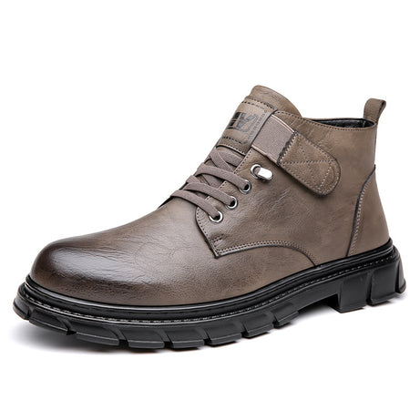 Men's British Style Leather Tolling Martin Boots