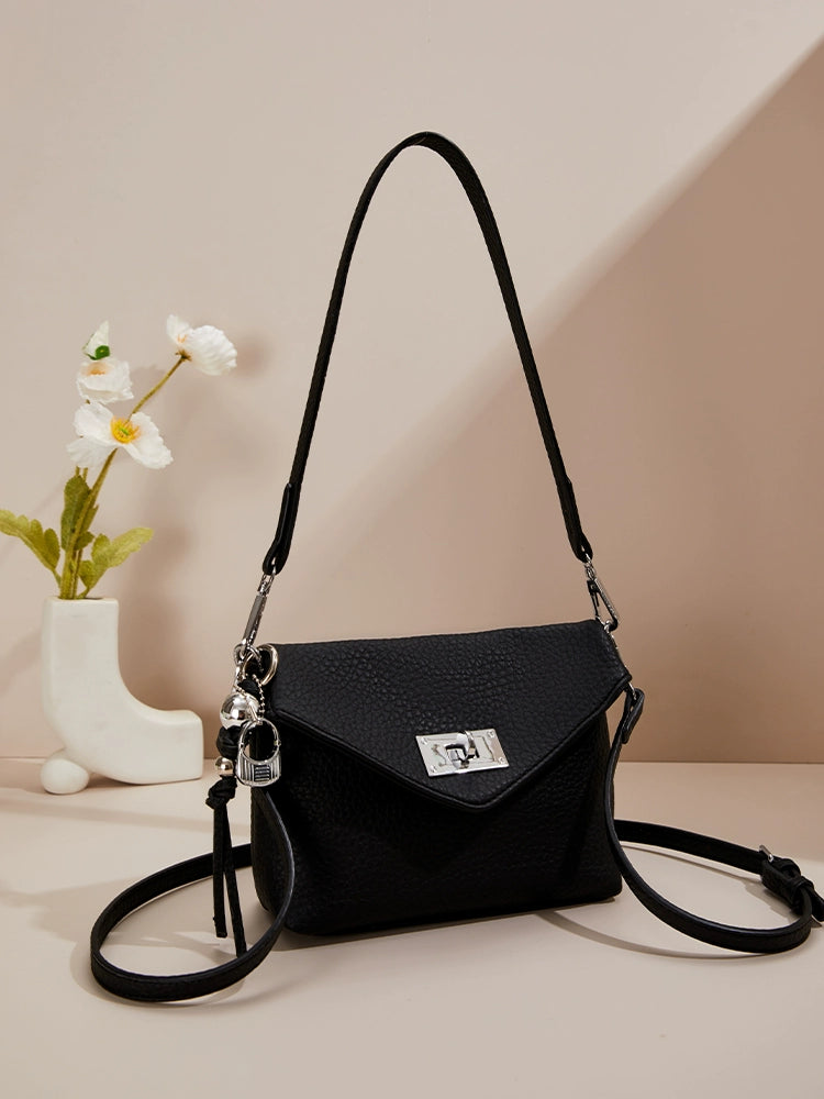 Women's Leather Stylish Square Shoulder Bag