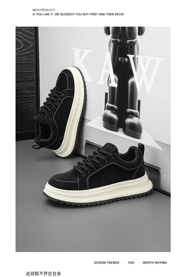 Men's Leather Outdoor Trendy Casual Shoes