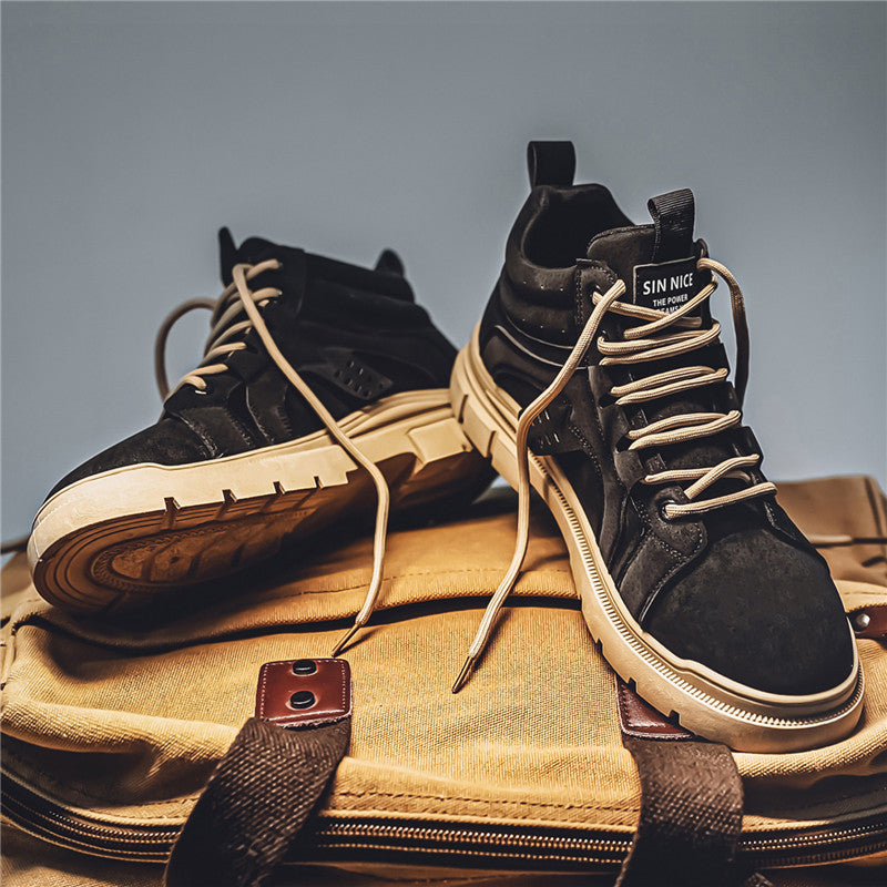 Men's High-top British Style Martin Boots