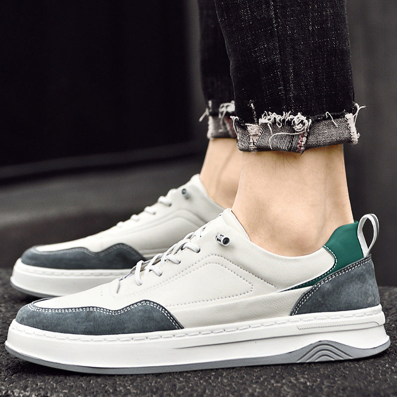 Men's Leather Trendy Lightweight Casual Shoes