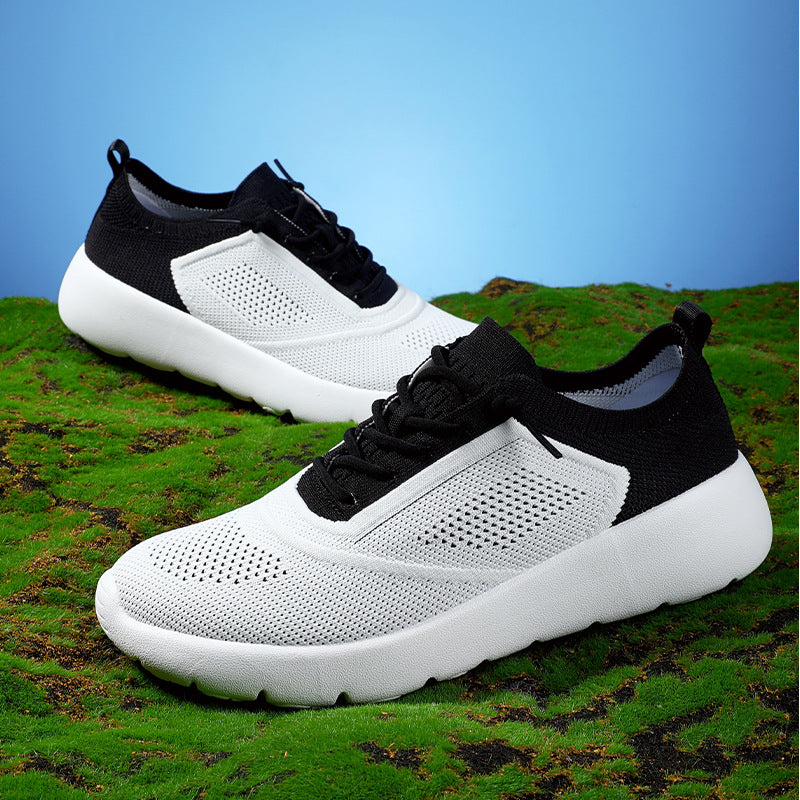 Men's Flying Woven Breathable Running Shoes