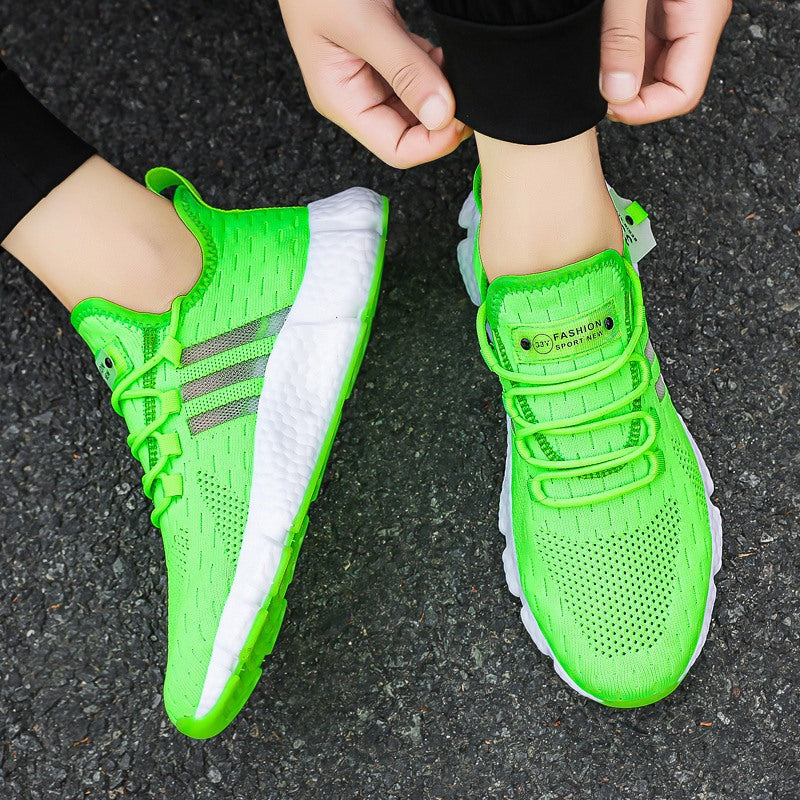 Men's Fly-woven Mesh Breathable Low-top Running Shoes