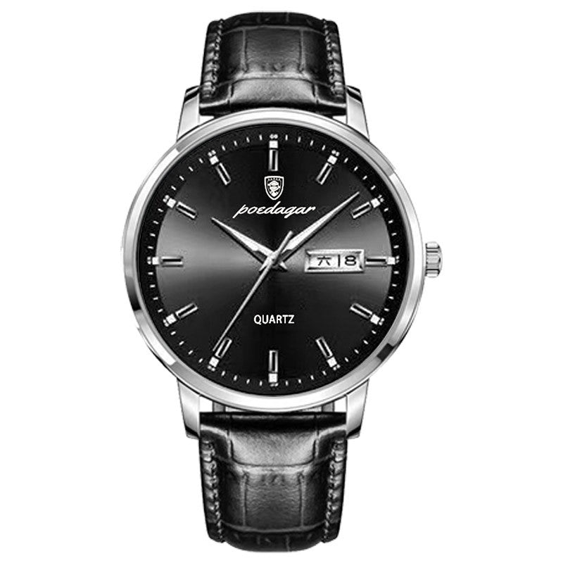 Men's Ultra-thin Double Calendar  Watch