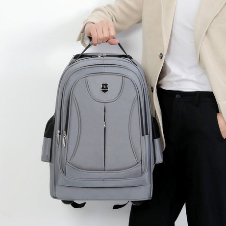 Men's Multi-Compartment Travel Trolley Backpack