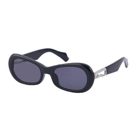 Women's Fashion Small Frame Chain Sunglasses