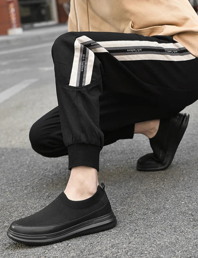 Men's Breathable Cloth Mesh Canvas Casual Shoes (In Stock)