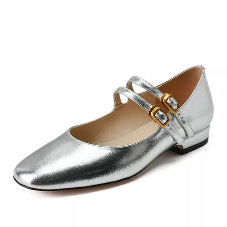 Women's Soft Leather Retro Flat Shoes