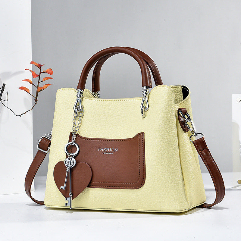 Women's Leathe Trendy Hand & Shoulder Bag