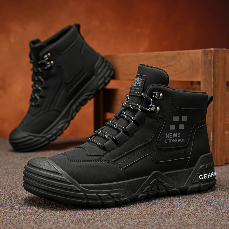 Men's Fashion Trendy Martin Boots British Casual Shoes