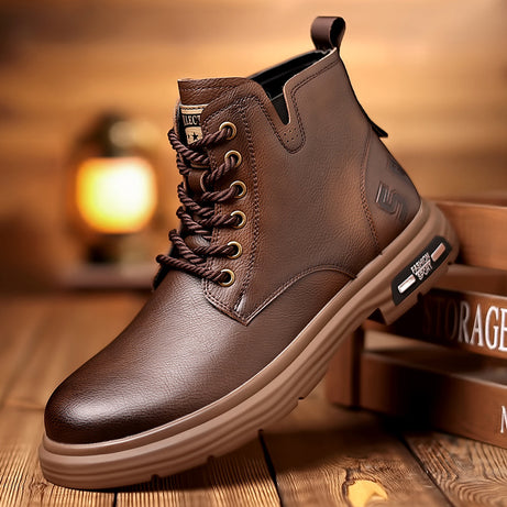 Men's Leather Martin Boots British style Shoes