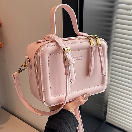 Women's Leather Trendy Shoulder Dumpling Bag