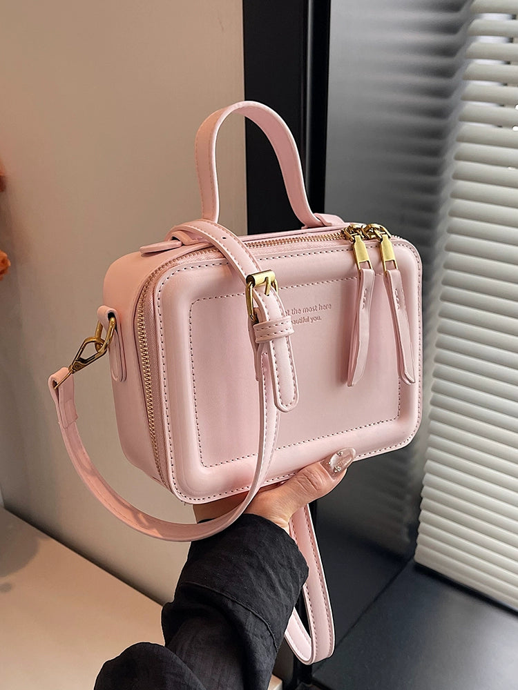Women's Leather Trendy Shoulder Dumpling Bag