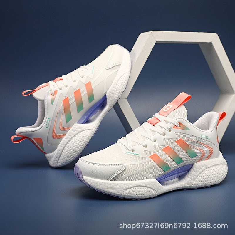 Men's Flying Woven Mesh Breathable Running Shoes