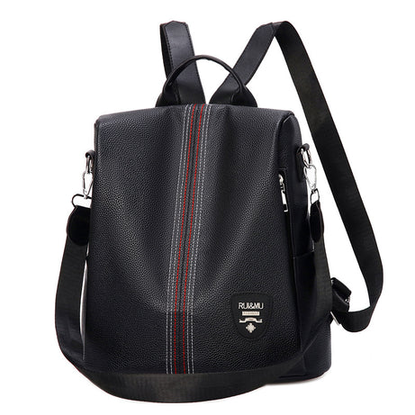Women's Leather Large Capacity Backpack