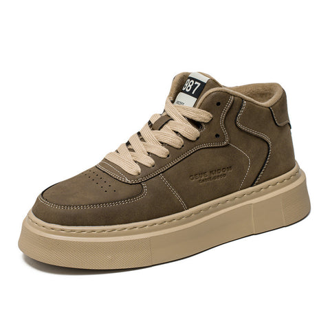 Men's Leather Trendy Fashion Casual Shoes