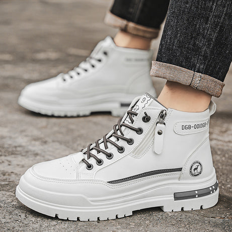 Men's  High-top Thick-soled Retro Trend Tooling Boots