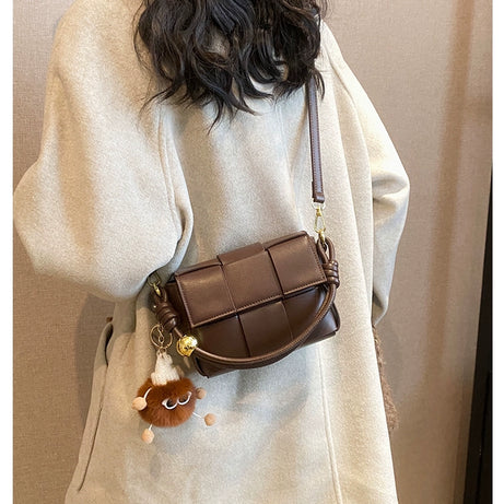 Women's Leather Versatile Square Casual Bag