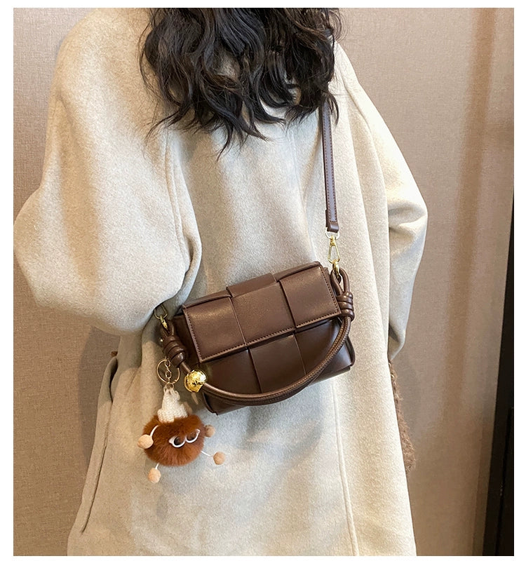 Women's Leather Versatile Square Casual Bag