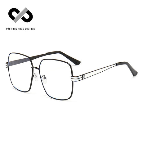 Men's Tide Retro Metal Large Frame  Sunglasses