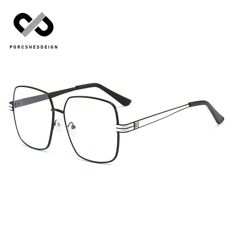 Men's Tide Retro Metal Large Frame  Sunglasses