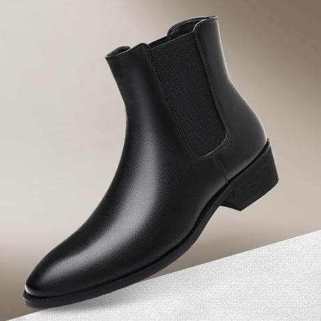 Men's Leather British Style Chelsea Boots