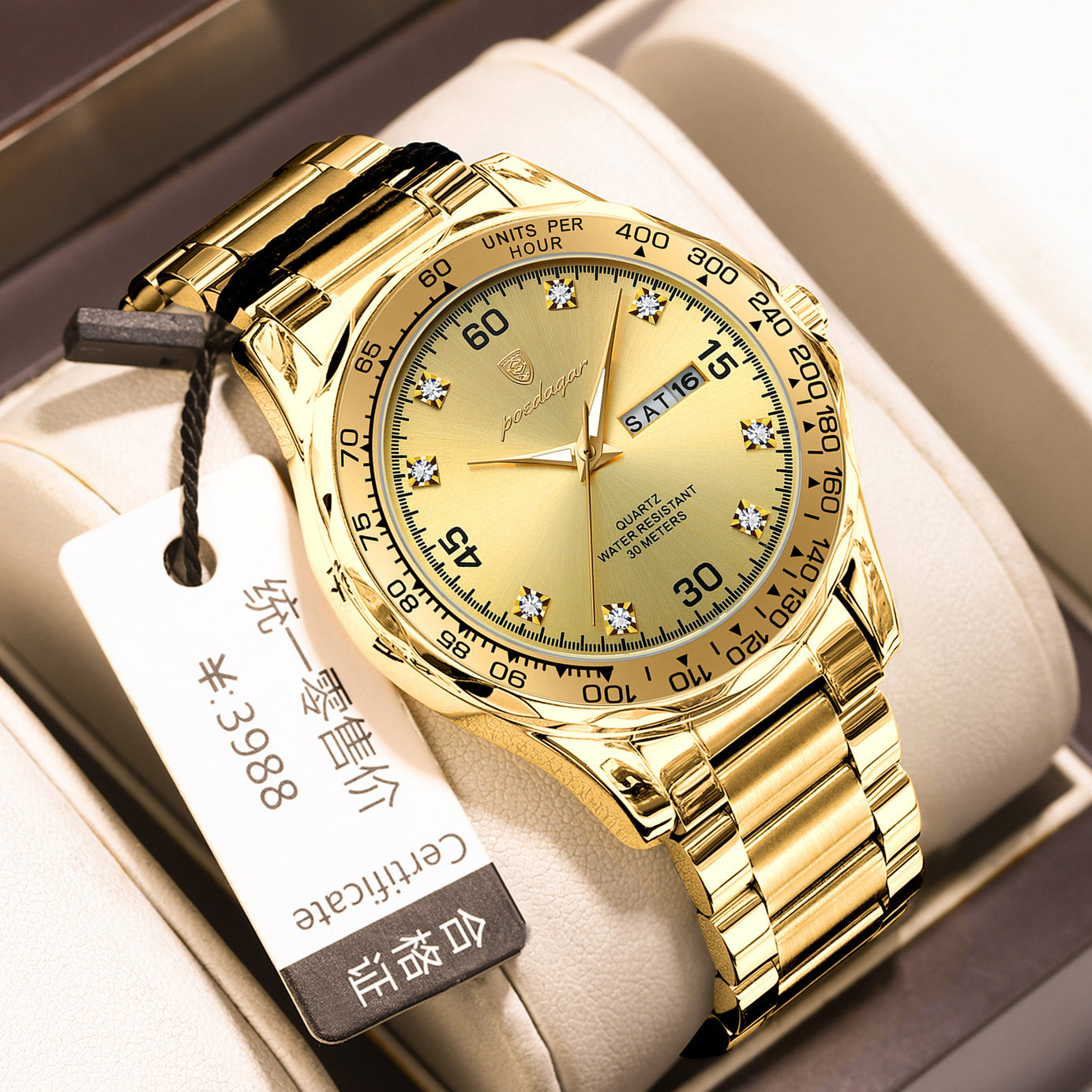 Men's Waterproof Luminous Quartz Watch