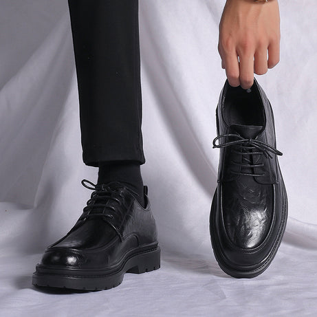 Men's Trendy Casual Leather Shoes (In Stock)