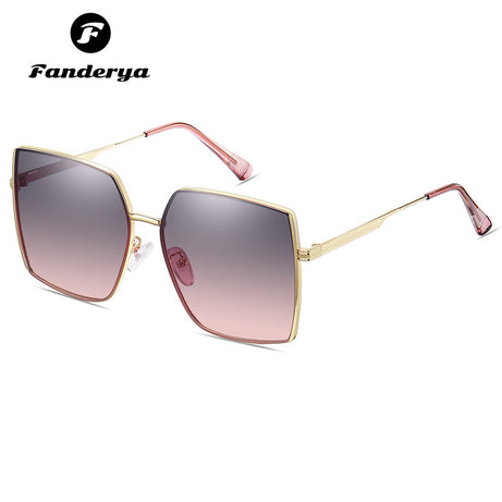 Men's High Large Frame UV Protection Thin Sunglasses