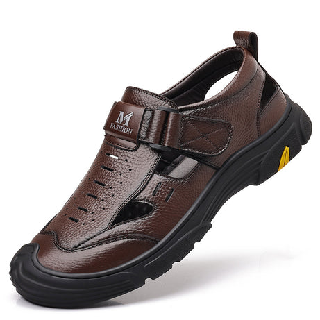 Men's Breathable Trendy Leather Sandals