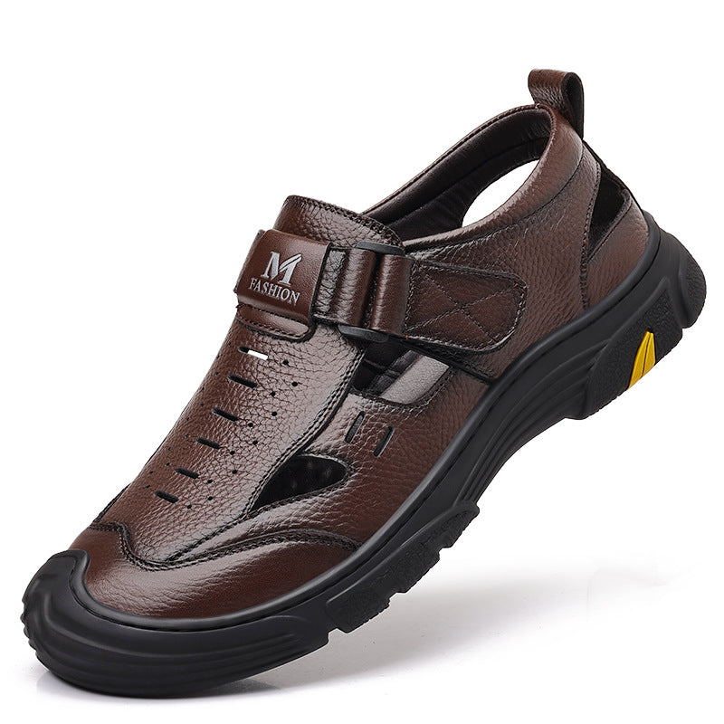 Men's Breathable Trendy Leather Sandals