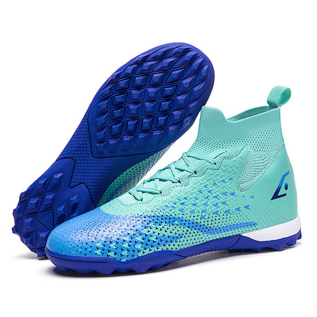 Men's Fly-Woven Football High-Top Sports Shoes