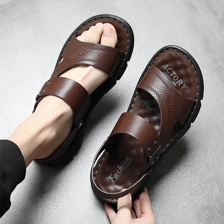 Men's Sandals Leather Summer Sandals