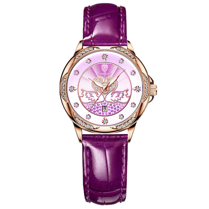 Women's Waterproof Luminous Calendar Quartz Watch