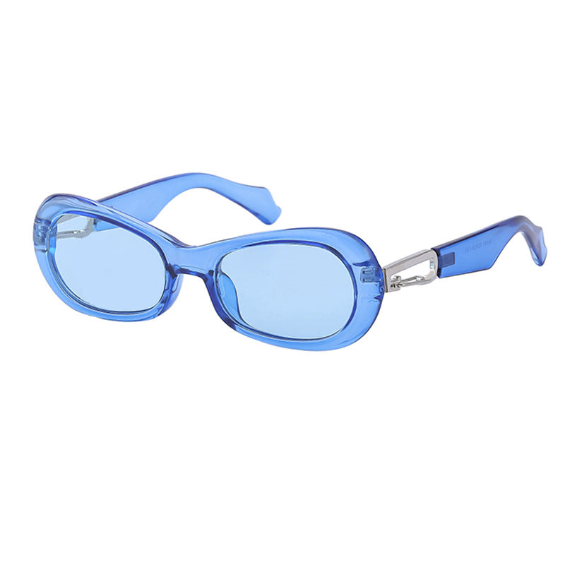 Women's Fashion Small Frame Chain Sunglasses