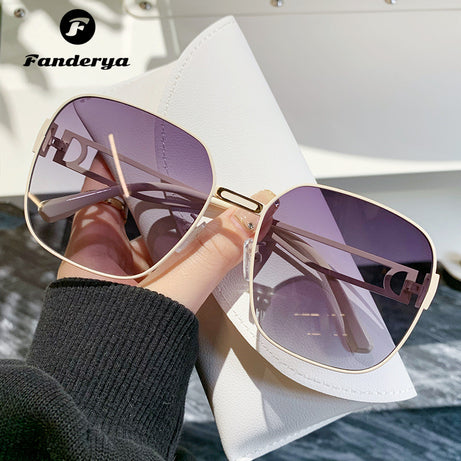 Women's Metal Fashion UV Protection Summer Sunglasses