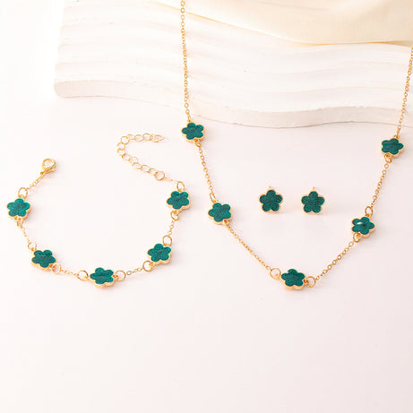 Women's Lucky Flower Jewelry Set